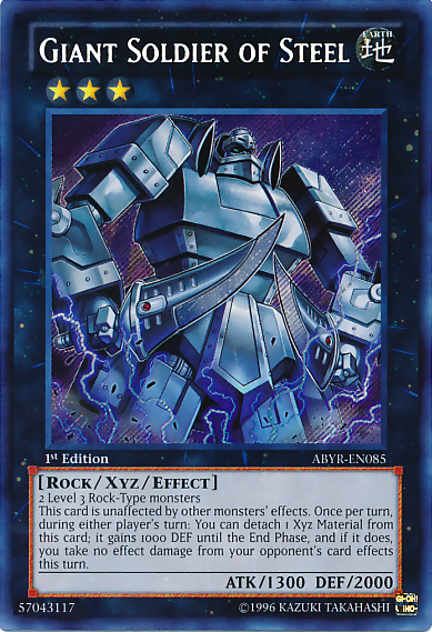 Giant Soldier of Steel [ABYR-EN085] Secret Rare | Tables and Towers