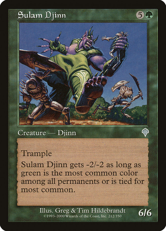 Sulam Djinn [Invasion] | Tables and Towers