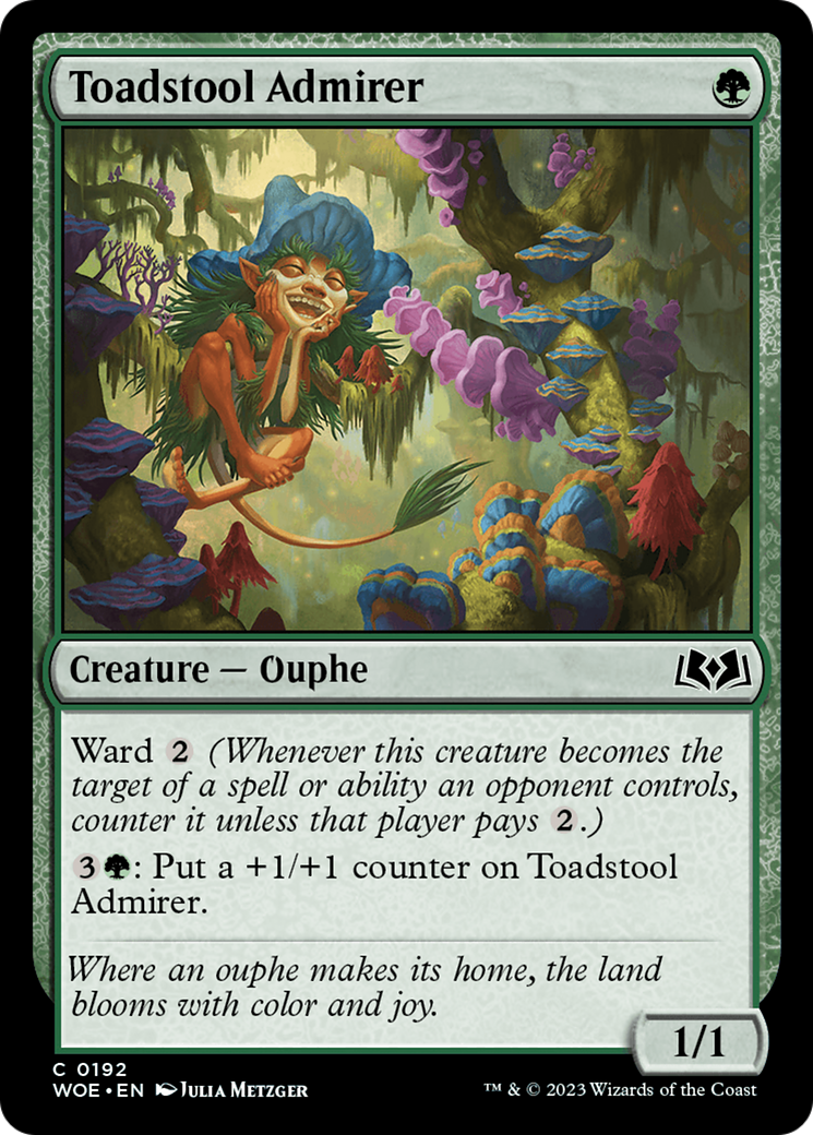 Toadstool Admirer [Wilds of Eldraine] | Tables and Towers