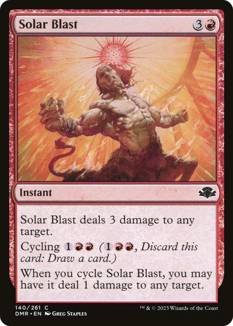 Solar Blast [Dominaria Remastered] | Tables and Towers