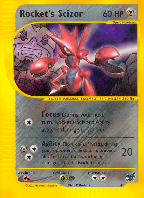 Rocket's Scizor (4) [Best of Promos] | Tables and Towers