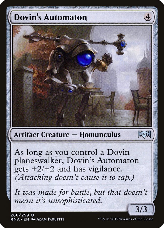 Dovin's Automaton [Ravnica Allegiance] | Tables and Towers