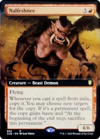 Nalfeshnee (Extended Art) [Commander Legends: Battle for Baldur's Gate] | Tables and Towers