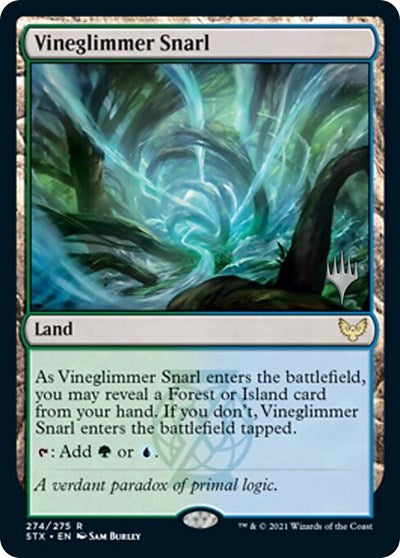 Vineglimmer Snarl (Promo Pack) [Strixhaven: School of Mages Promos] | Tables and Towers