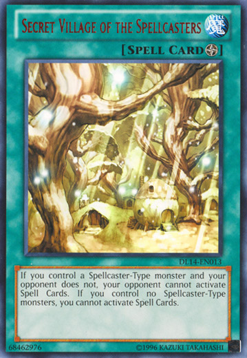 Secret Village of the Spellcasters (Red) [DL14-EN013] Rare | Tables and Towers