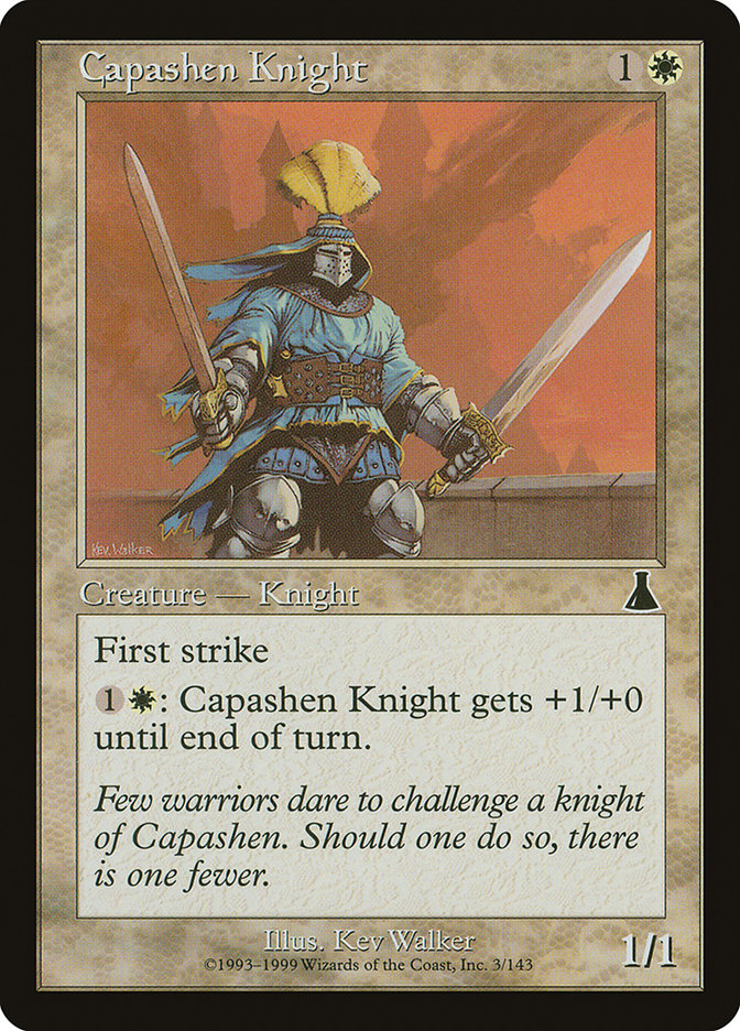 Capashen Knight [Urza's Destiny] | Tables and Towers