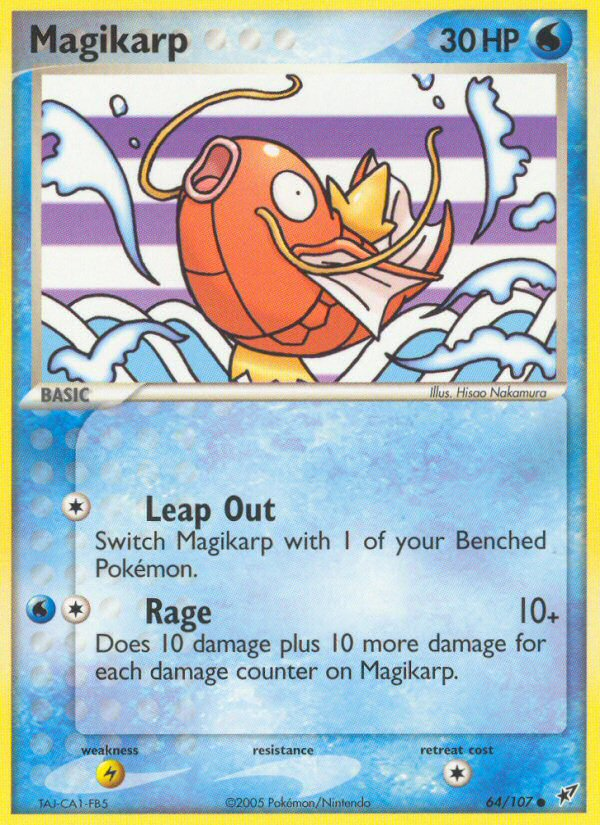 Magikarp (64/107) [EX: Deoxys] | Tables and Towers