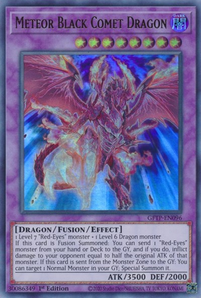 Meteor Black Comet Dragon [GFTP-EN096] Ultra Rare | Tables and Towers