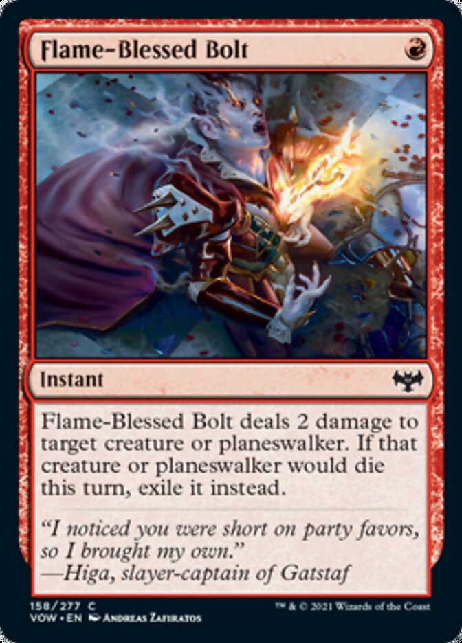 Flame-Blessed Bolt [Innistrad: Crimson Vow] | Tables and Towers