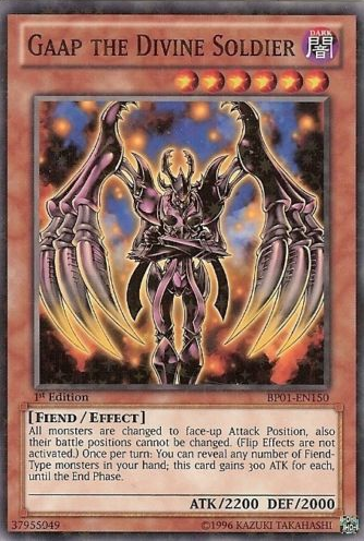 Gaap the Divine Soldier [BP01-EN150] Starfoil Rare | Tables and Towers