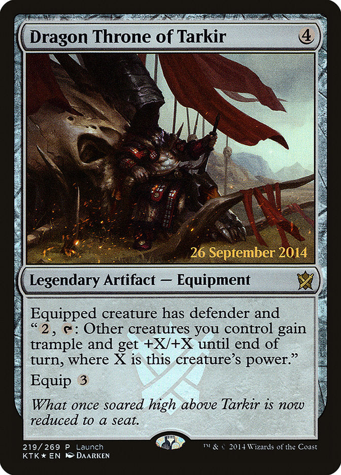 Dragon Throne of Tarkir (Launch) [Khans of Tarkir Prerelease Promos] | Tables and Towers