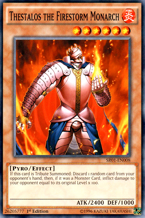 Thestalos the Firestorm Monarch [SR01-EN008] Common | Tables and Towers