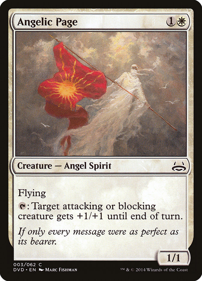 Angelic Page (Divine vs. Demonic) [Duel Decks Anthology] | Tables and Towers