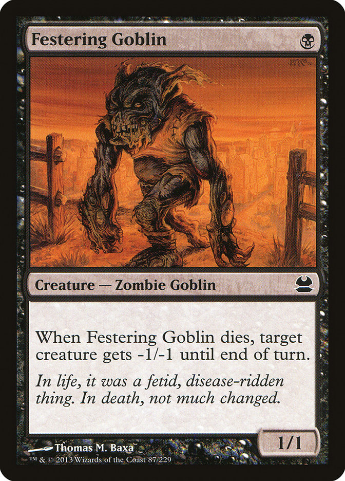 Festering Goblin [Modern Masters] | Tables and Towers