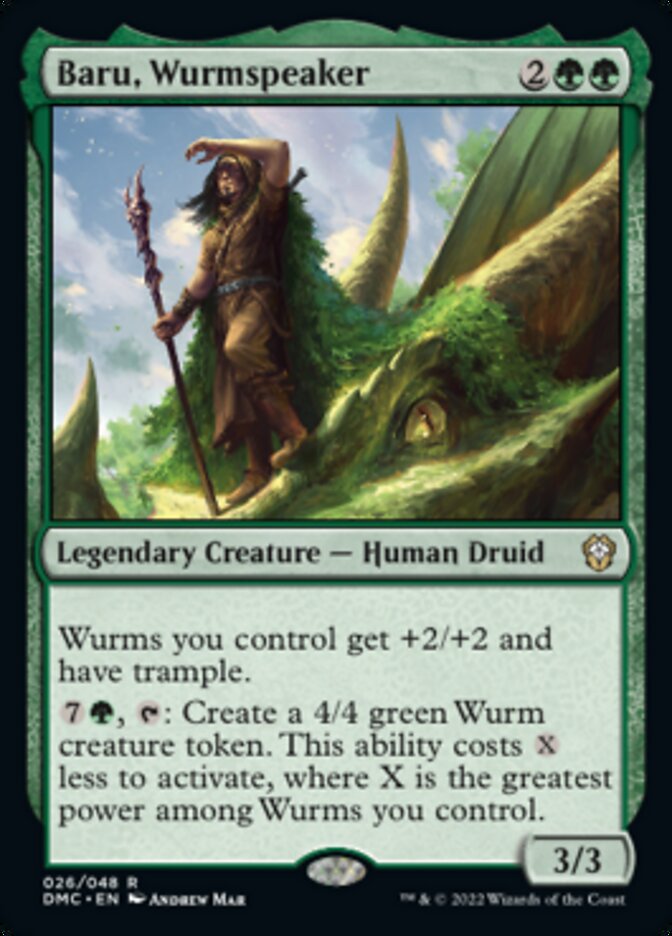 Baru, Wurmspeaker [Dominaria United Commander] | Tables and Towers