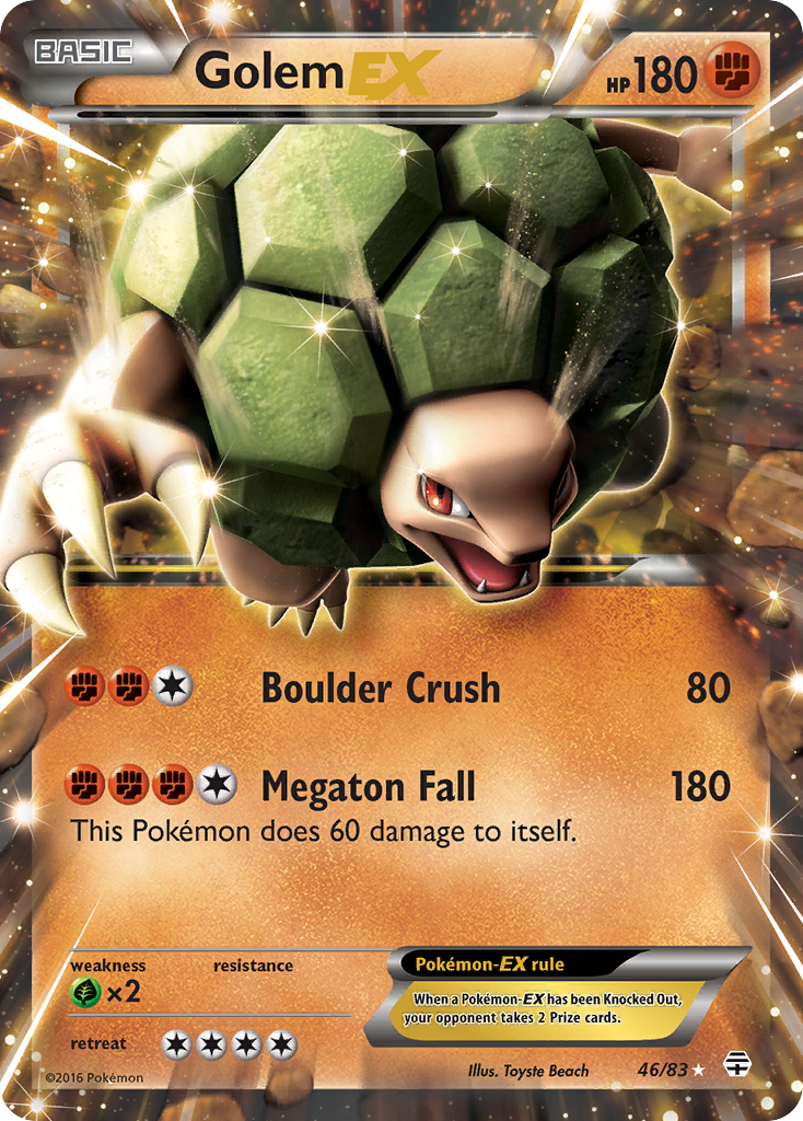 Golem EX (46/83) [XY: Generations] | Tables and Towers