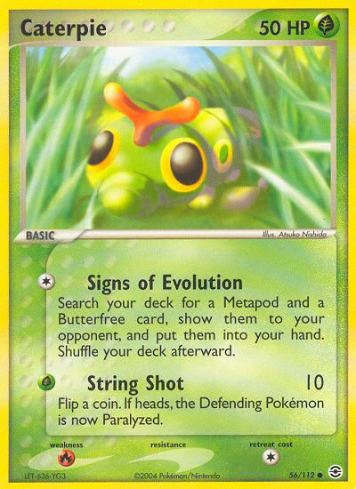 Caterpie (56/112) [EX: FireRed & LeafGreen] | Tables and Towers