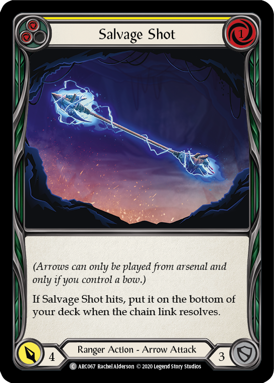 Salvage Shot (Yellow) [U-ARC067] (Arcane Rising Unlimited)  Unlimited Rainbow Foil | Tables and Towers