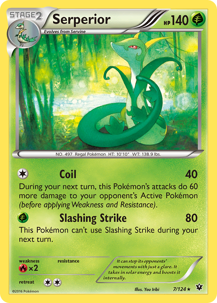 Serperior (7/124) [XY: Fates Collide] | Tables and Towers