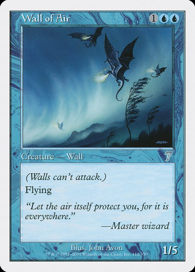 Wall of Air [Seventh Edition] | Tables and Towers