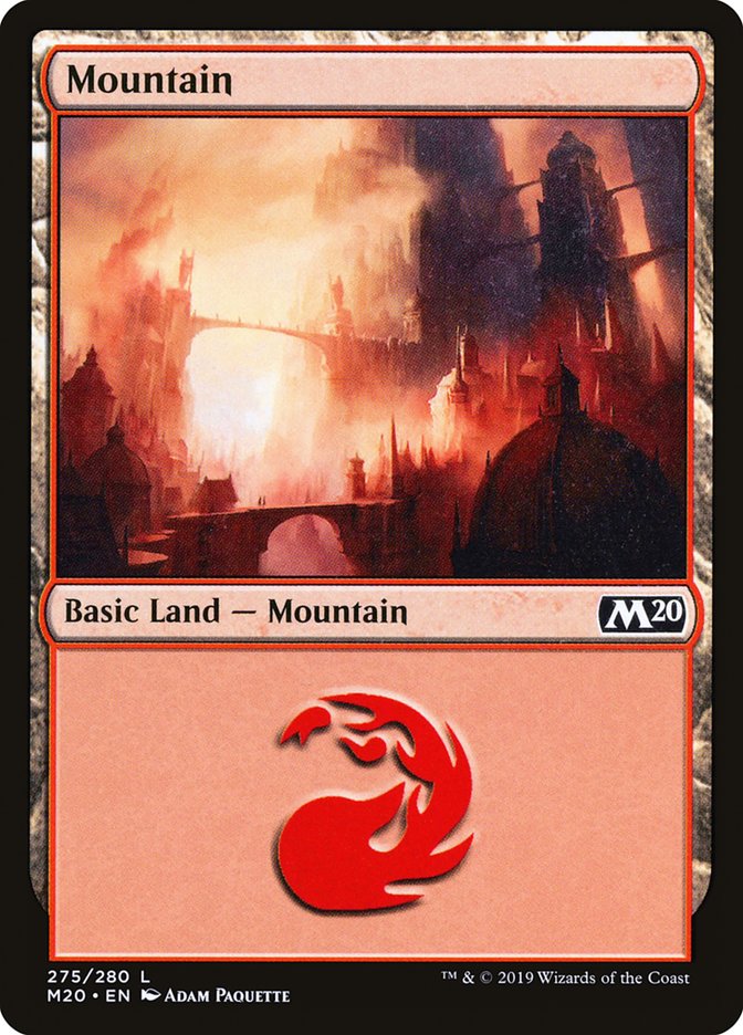 Mountain (275) [Core Set 2020] | Tables and Towers