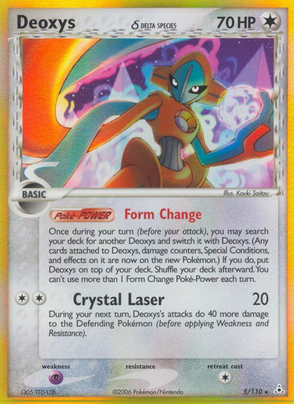 Deoxys (5/110) (Delta Species) [EX: Holon Phantoms] | Tables and Towers