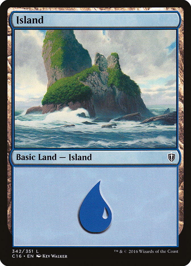 Island (342) [Commander 2016] | Tables and Towers
