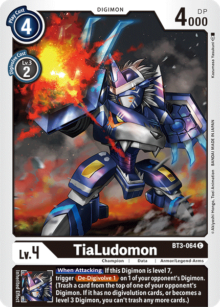 TiaLudomon [BT3-064] [Release Special Booster Ver.1.5] | Tables and Towers