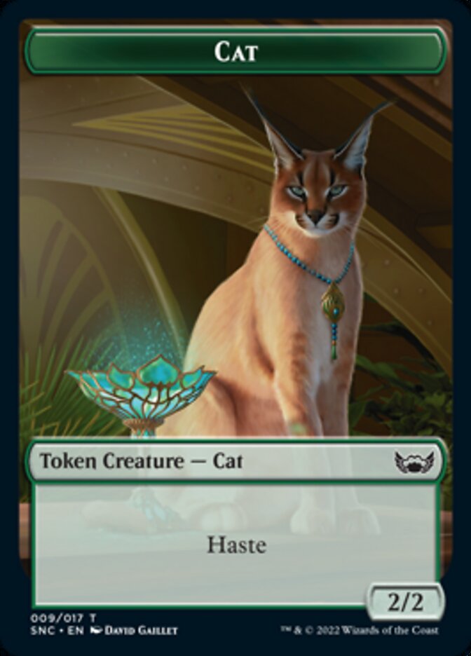 Cat // Wizard Double-Sided Token [Streets of New Capenna Tokens] | Tables and Towers