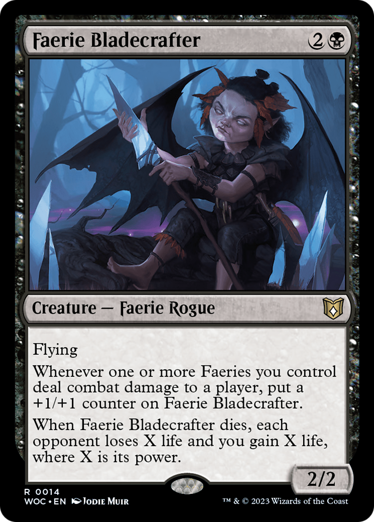 Faerie Bladecrafter [Wilds of Eldraine Commander] | Tables and Towers