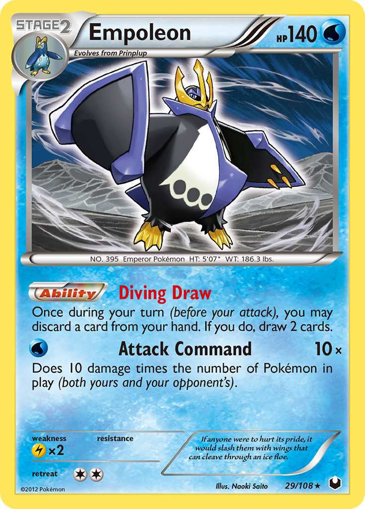 Empoleon (29/108) [Black & White: Dark Explorers] | Tables and Towers