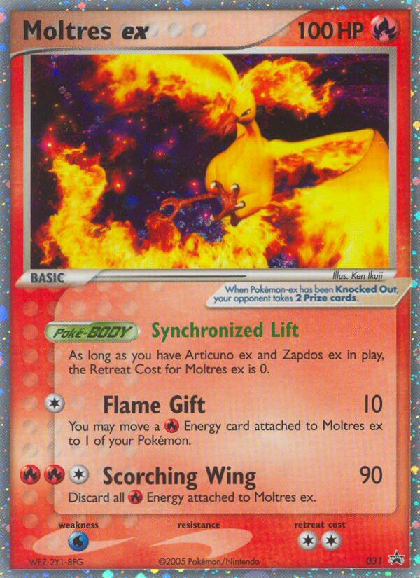 Moltres ex (031) [Nintendo: Black Star Promos] | Tables and Towers