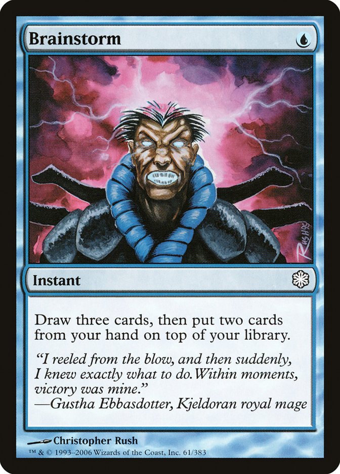 Brainstorm [Coldsnap Theme Decks] | Tables and Towers