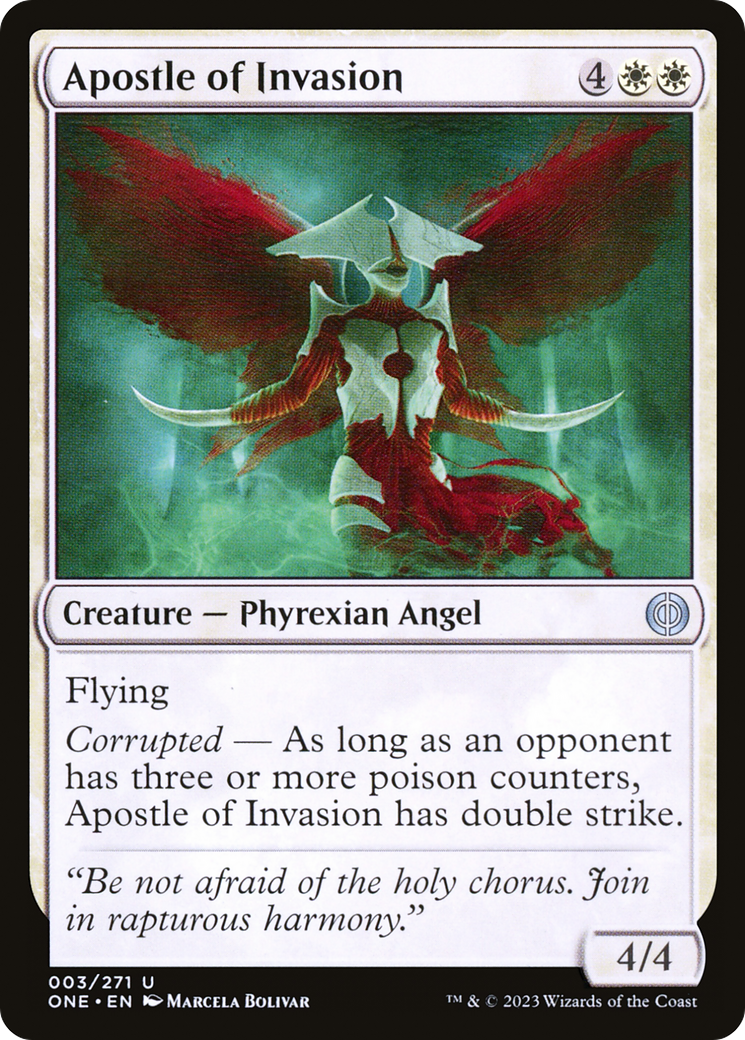 Apostle of Invasion [Phyrexia: All Will Be One] | Tables and Towers