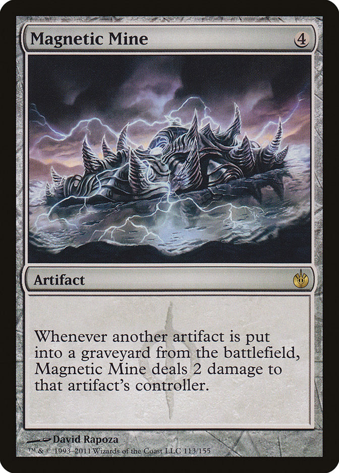 Magnetic Mine [Mirrodin Besieged] | Tables and Towers