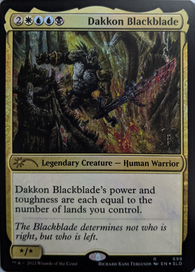 Dakkon Blackblade [Secret Lair Drop Promos] | Tables and Towers