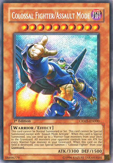 Colossal Fighter/Assault Mode [CRMS-EN000] Secret Rare | Tables and Towers