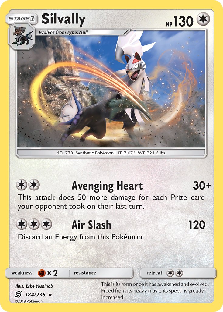 Silvally (184/236) (Theme Deck Exclusive) [Sun & Moon: Unified Minds] | Tables and Towers