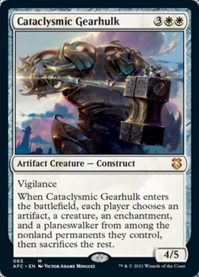 Cataclysmic Gearhulk [Dungeons & Dragons: Adventures in the Forgotten Realms Commander] | Tables and Towers