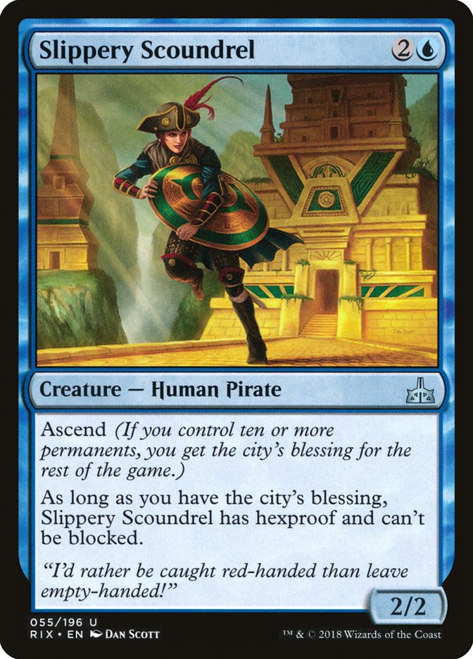 Slippery Scoundrel [Rivals of Ixalan] | Tables and Towers