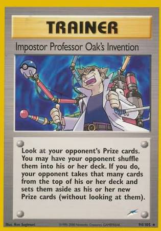 Impostor Professor Oak's Invention (94/105) [Neo Destiny Unlimited] | Tables and Towers