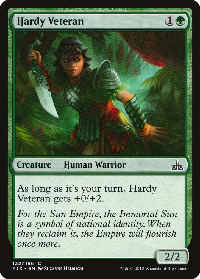 Hardy Veteran [Rivals of Ixalan] | Tables and Towers