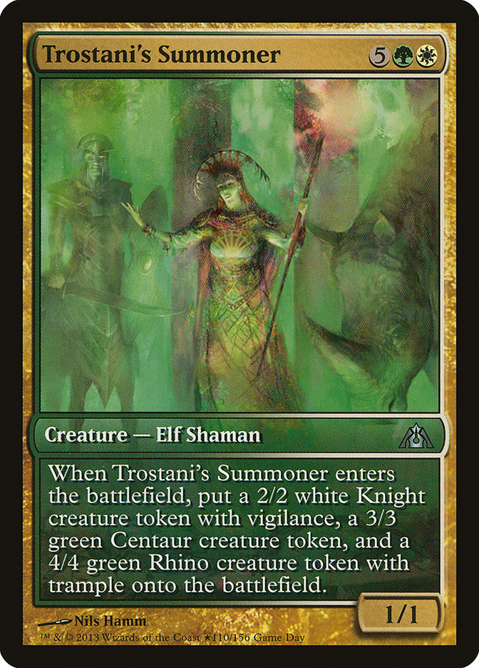 Trostani's Summoner (Game Day) [Dragon's Maze Promos] | Tables and Towers