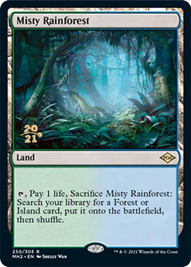 Misty Rainforest [Modern Horizons 2 Prerelease Promos] | Tables and Towers