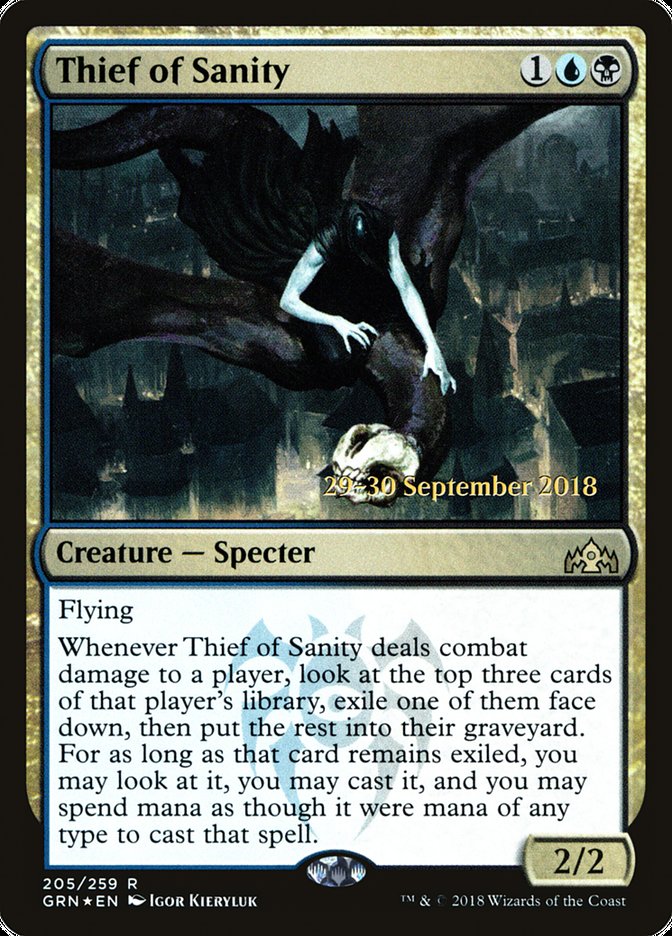 Thief of Sanity [Guilds of Ravnica Prerelease Promos] | Tables and Towers