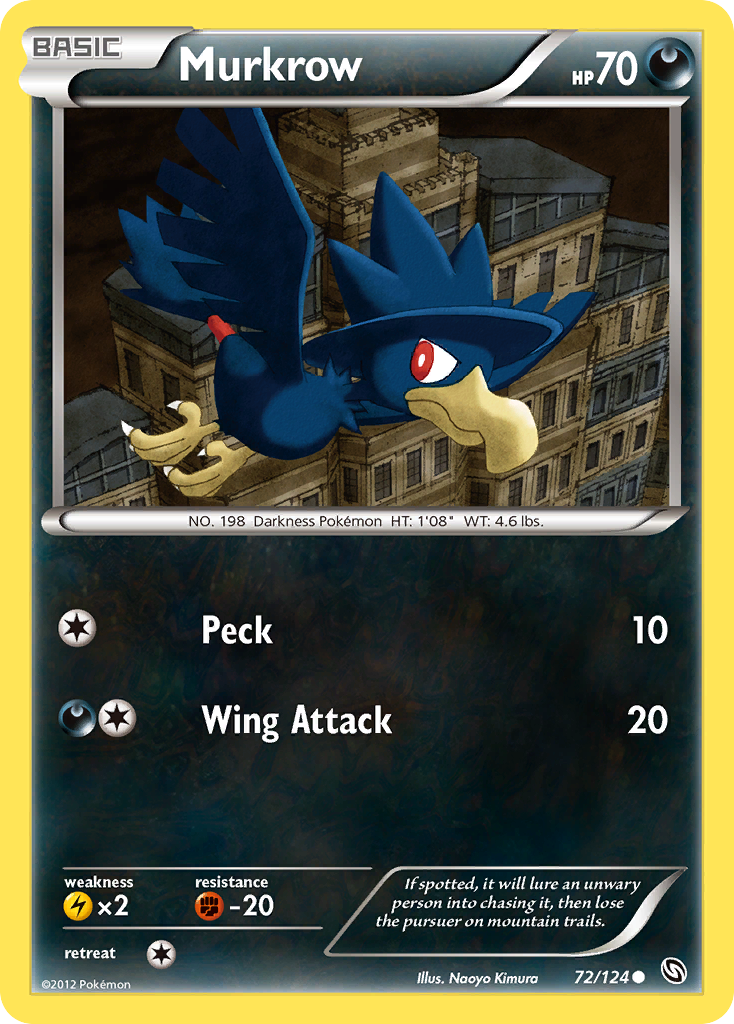 Murkrow (72/124) [Black & White: Dragons Exalted] | Tables and Towers