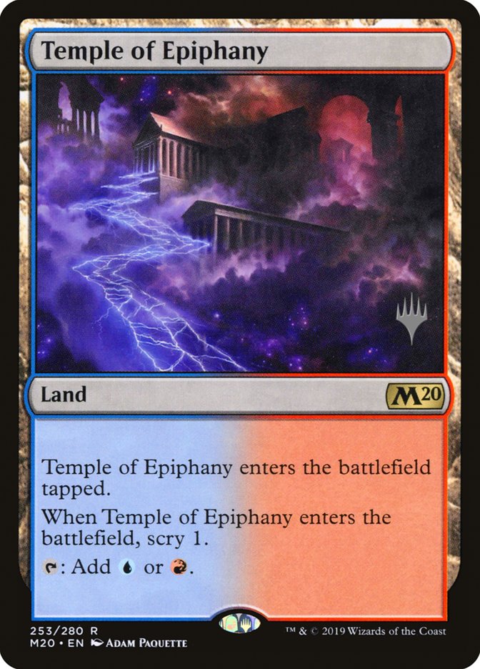 Temple of Epiphany (Promo Pack) [Core Set 2020 Promos] | Tables and Towers