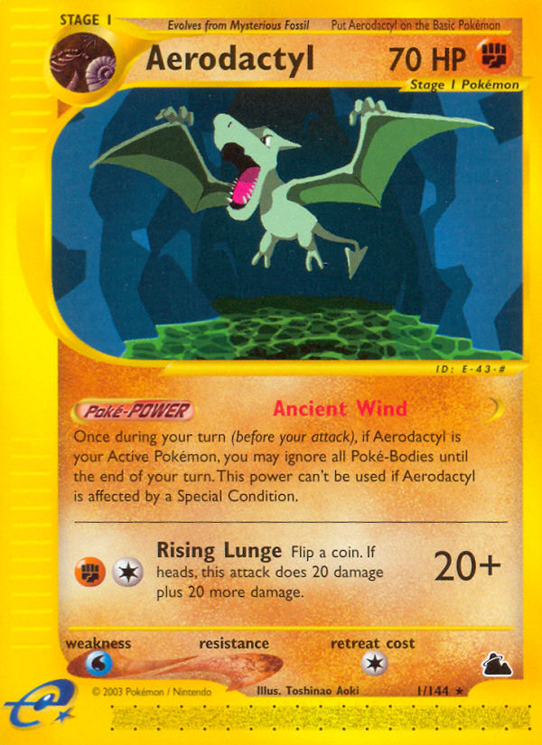 Aerodactyl (1/144) [Skyridge] | Tables and Towers