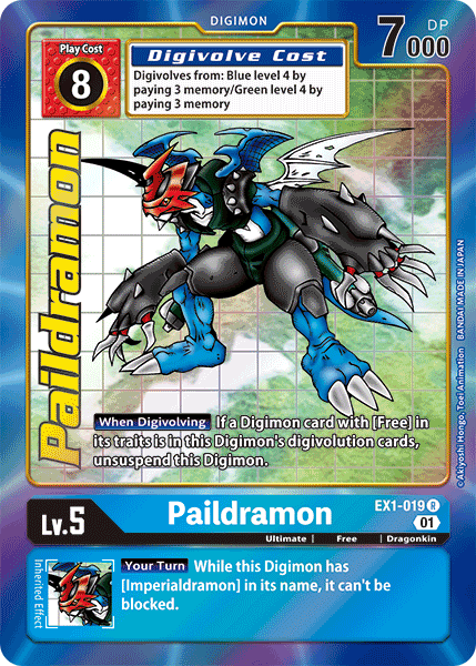 Paildramon [EX1-019] (Alternate Art) [Classic Collection] | Tables and Towers