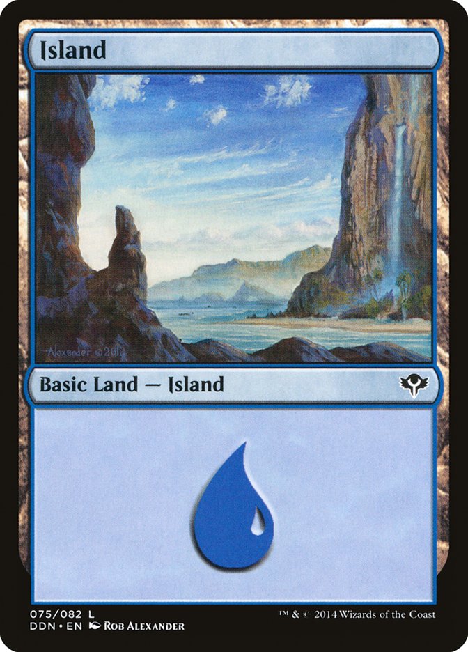 Island (75) [Duel Decks: Speed vs. Cunning] | Tables and Towers